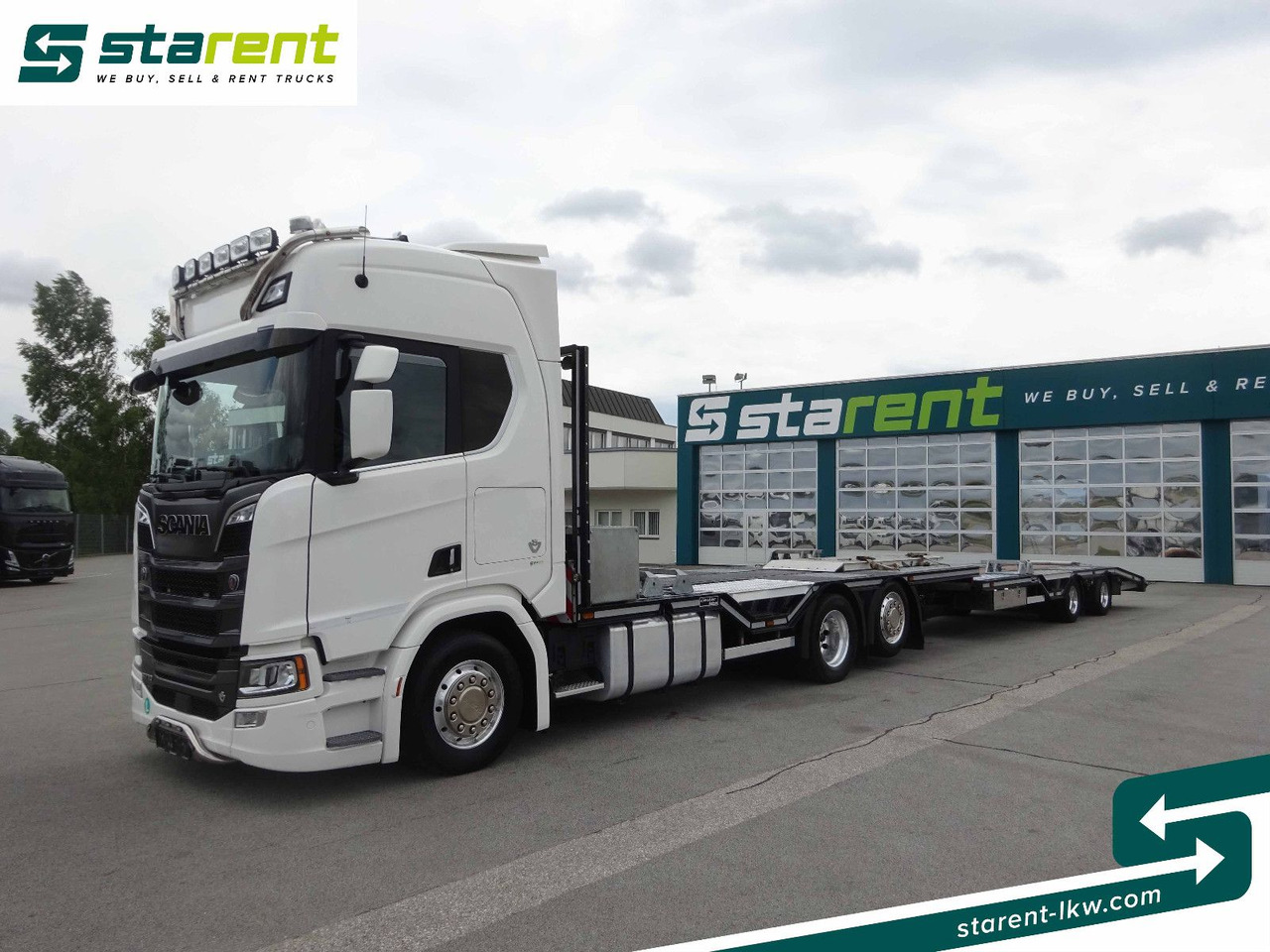 Scania R770 V8 Fahrzeugtransporter + Ziegler Anhänger - Евакуатор: фото 1 Scania R770 V8 Fahrzeugtransporter + Ziegler Anhänger - Евакуатор: фото 1