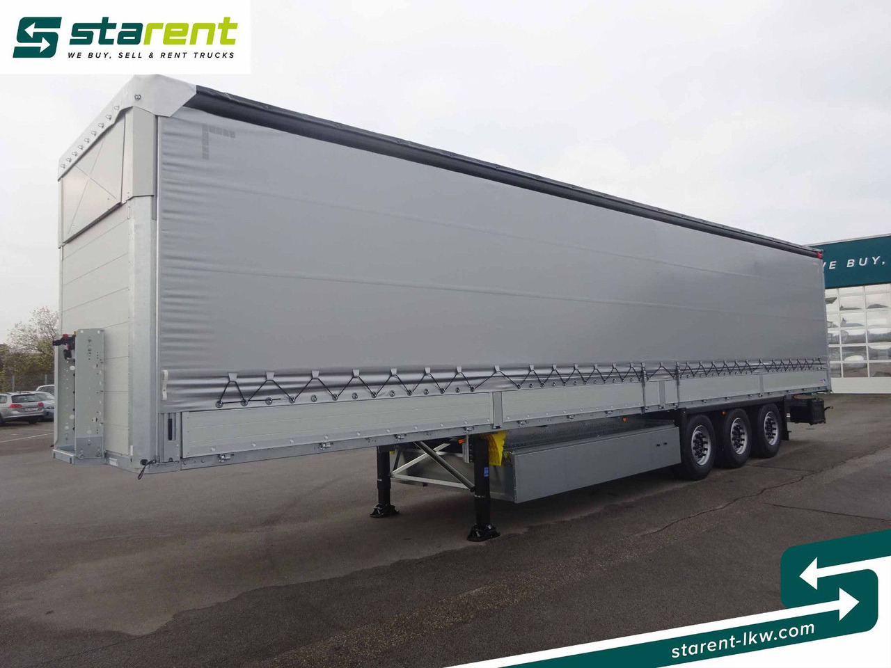 Schmitz Cargobull Tautliner, Bordwand 60cm, Hubdach, Liftachse - Тентований напівпричіп: фото 1 Schmitz Cargobull Tautliner, Bordwand 60cm, Hubdach, Liftachse - Тентований напівпричіп: фото 1