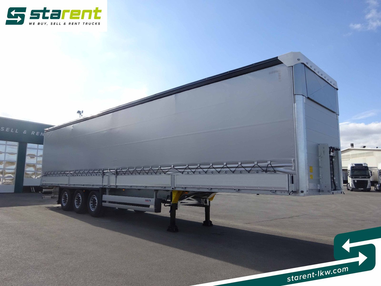 Schmitz Cargobull Tautliner, Bordwand 60cm, Hubdach, Liftachse - Тентований напівпричіп: фото 3 Schmitz Cargobull Tautliner, Bordwand 60cm, Hubdach, Liftachse - Тентований напівпричіп: фото 3