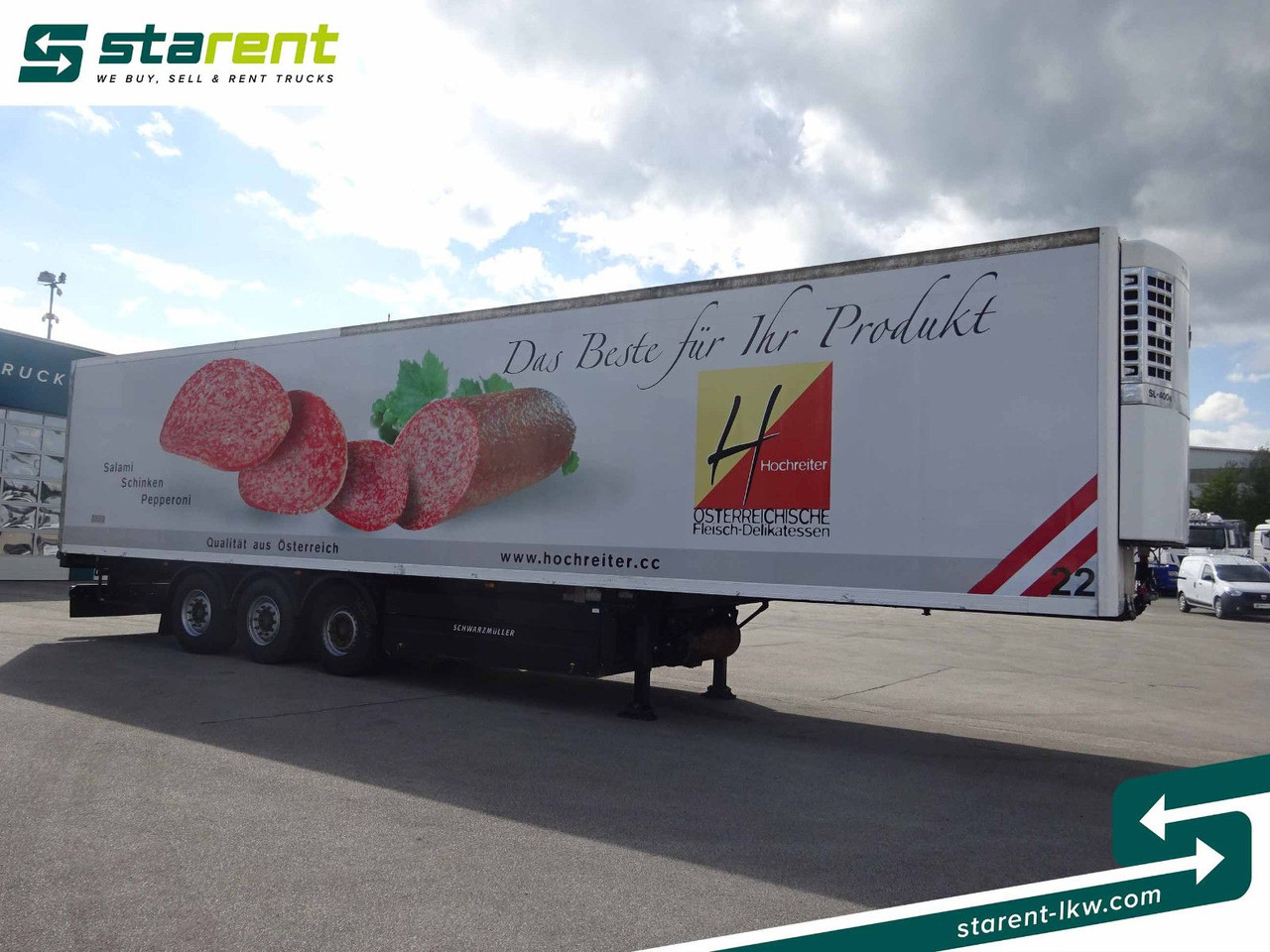 Schwarzmüller Thermotrailer, Thermo King SL400, Liftachse, SAF - Закритий кузов напівпричіп: фото 3 Schwarzmüller Thermotrailer, Thermo King SL400, Liftachse, SAF - Закритий кузов напівпричіп: фото 3