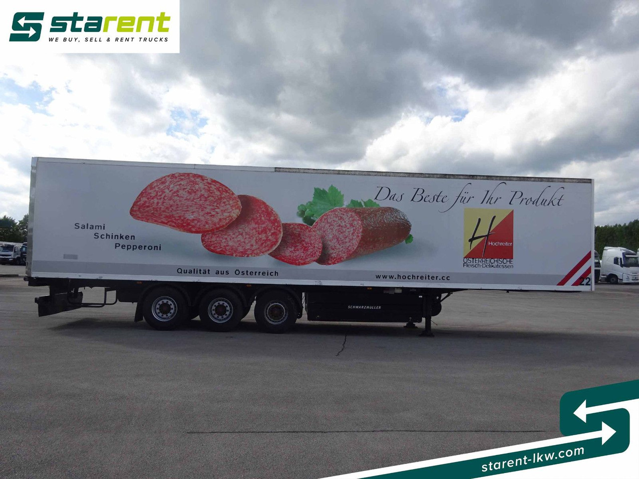 Schwarzmüller Thermotrailer, Thermo King SL400, Liftachse, SAF - Рефрижератор напівпричіп: фото 4 Schwarzmüller Thermotrailer, Thermo King SL400, Liftachse, SAF - Рефрижератор напівпричіп: фото 4