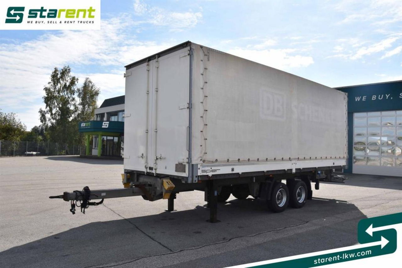 Spier Planen Tandemanhänger Durchladesys - Frontportalt. - Тентований причіп: фото 1 Spier Planen Tandemanhänger Durchladesys - Frontportalt. - Тентований причіп: фото 1