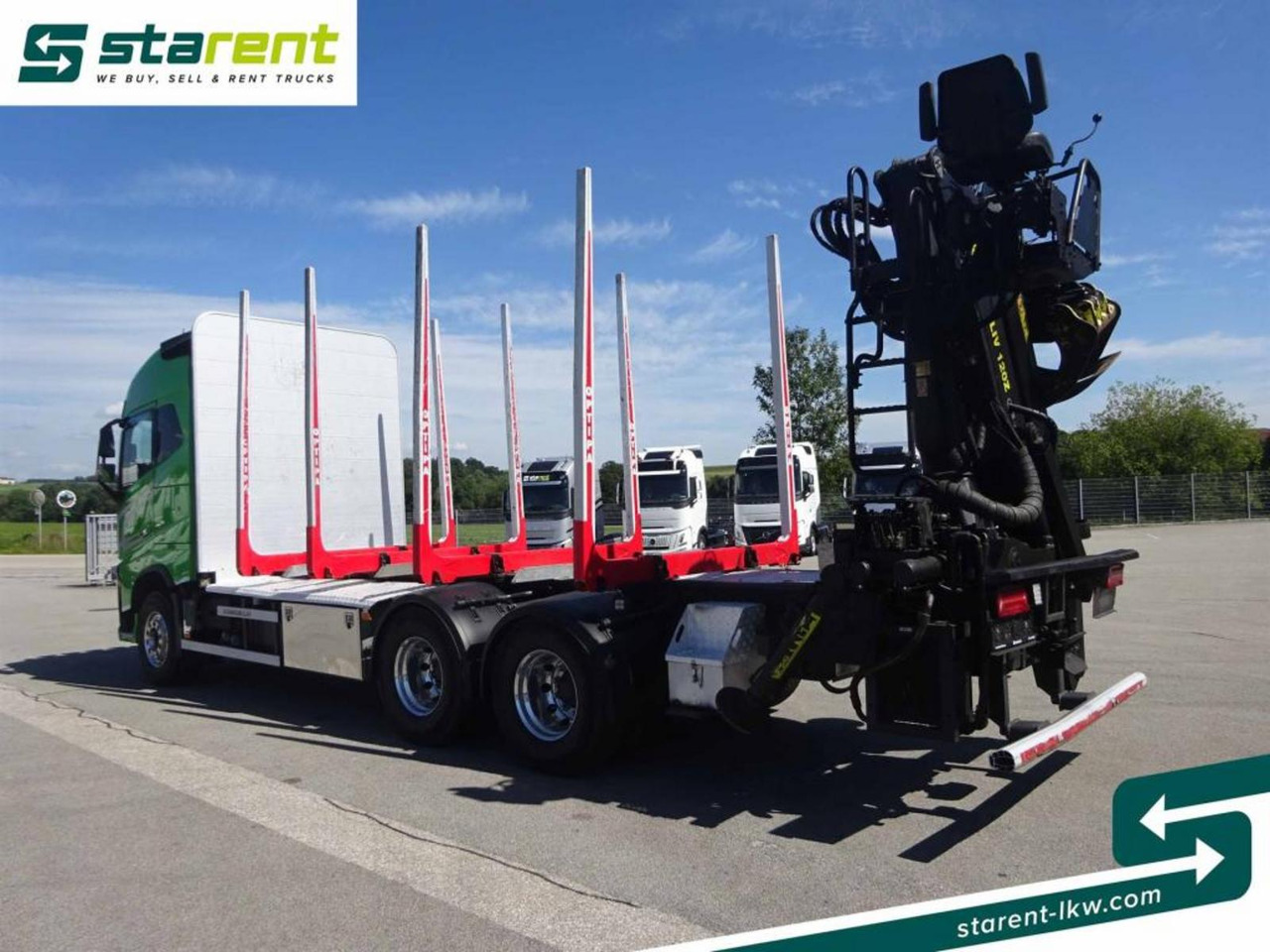 Лісовоз Volvo FH16 750 6x4 Holzaufbau mit Kran (Tajfun LIV120Z): фото 7 Лісовоз Volvo FH16 750 6x4 Holzaufbau mit Kran (Tajfun LIV120Z): фото 7