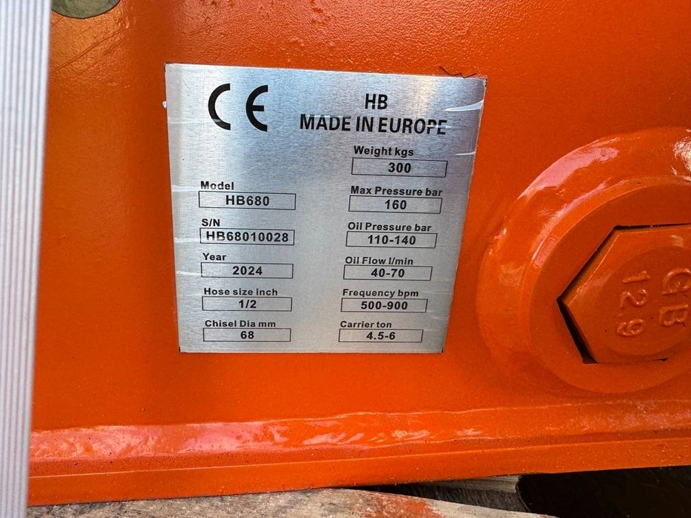 HB 680 hammer 4.5/6 ton - Гідравлічний молот в категорії Будівельна техніка: фото 5 HB 680 hammer 4.5/6 ton - Гідравлічний молот в категорії Будівельна техніка: фото 5