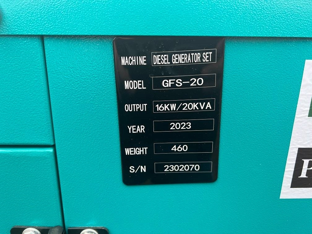 Електричний генератор Ricardo 20KVA 16KW SILENT GENERATOR 3 PHASE 50HZ 400V NEW: фото 12
