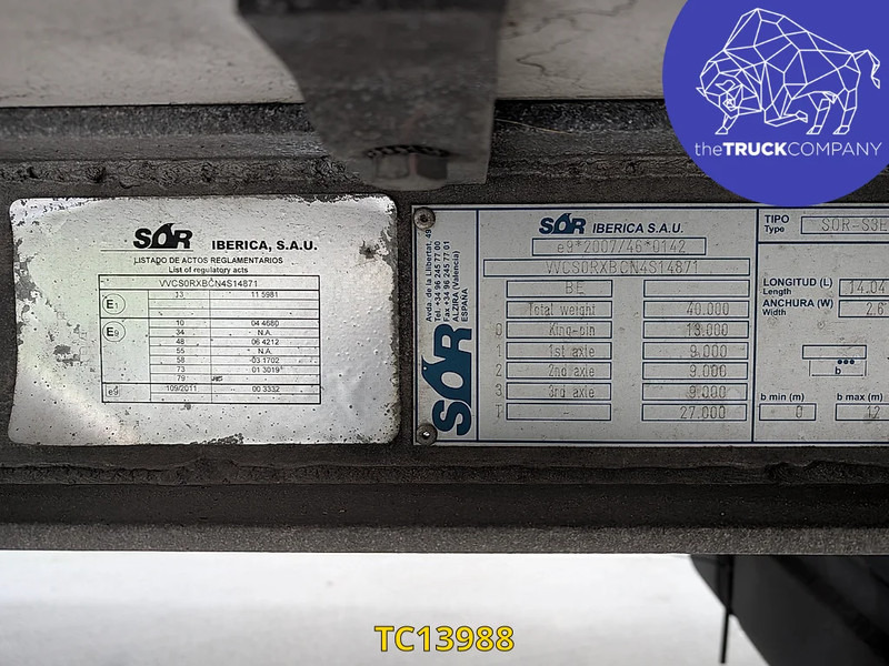 Рефрижератор напівпричіп Sor IBERICA: фото 9 Рефрижератор напівпричіп Sor IBERICA: фото 9