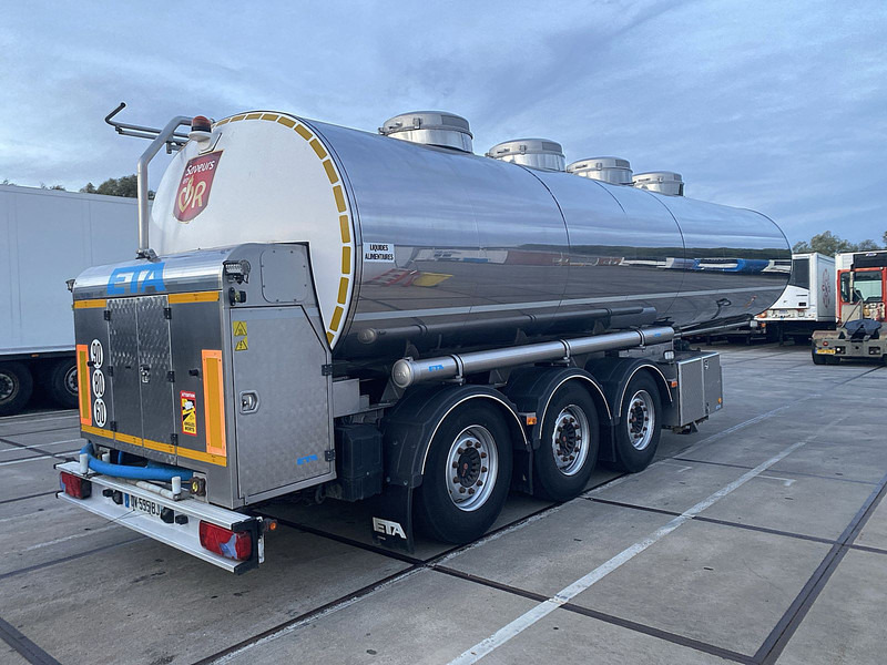 ETA SR3A FOODSTUFF MILK 4 COMP 29M3 - Напівпричіп цистерна: фото 2 ETA SR3A FOODSTUFF MILK 4 COMP 29M3 - Напівпричіп цистерна: фото 2