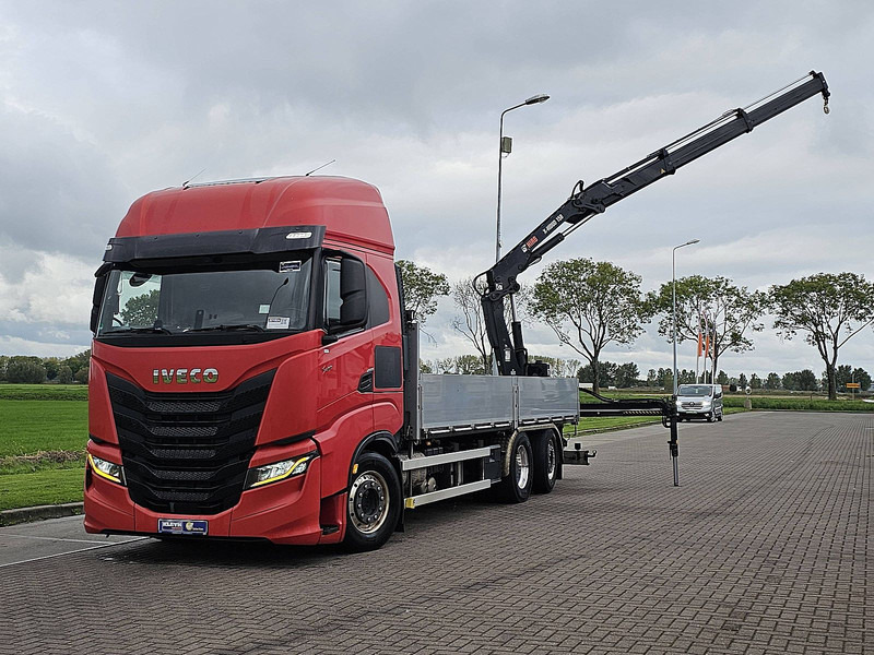Iveco S-WAY AS260S46 6X2-4 INTARDER HIAB - Бортова вантажівка/ Платформа, Вантажівка з маніпулятором: фото 2 Iveco S-WAY AS260S46 6X2-4 INTARDER HIAB - Бортова вантажівка/ Платформа, Вантажівка з маніпулятором: фото 2