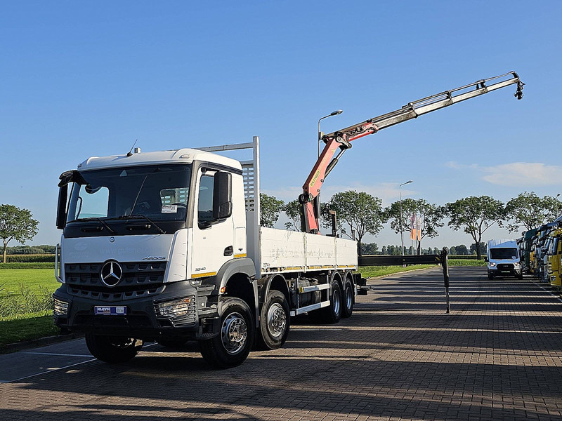Mercedes-Benz AROCS 3240 PalfingerPK 23001-EH - Бортова вантажівка/ Платформа, Вантажівка з маніпулятором: фото 2 Mercedes-Benz AROCS 3240 PalfingerPK 23001-EH - Бортова вантажівка/ Платформа, Вантажівка з маніпулятором: фото 2