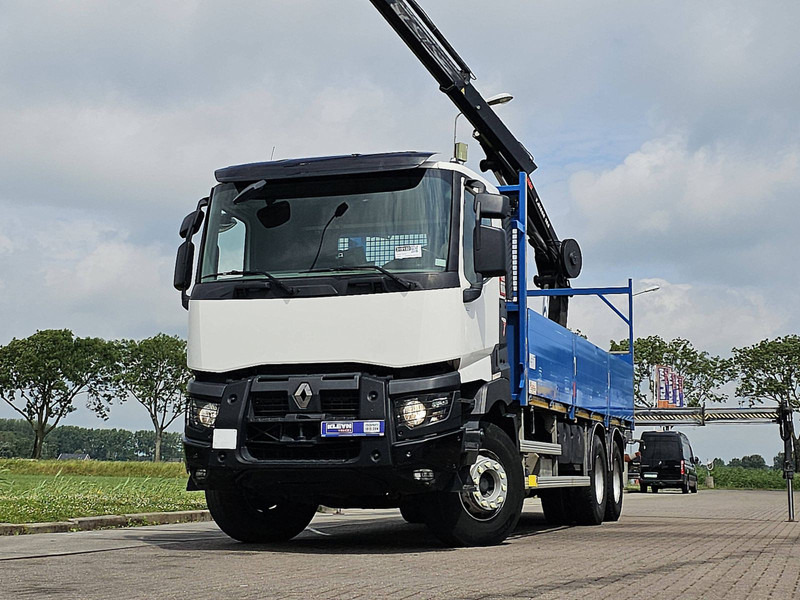 Renault K 430 HIAB 188ES4 - Бортова вантажівка/ Платформа, Вантажівка з маніпулятором: фото 1 Renault K 430 HIAB 188ES4 - Бортова вантажівка/ Платформа, Вантажівка з маніпулятором: фото 1