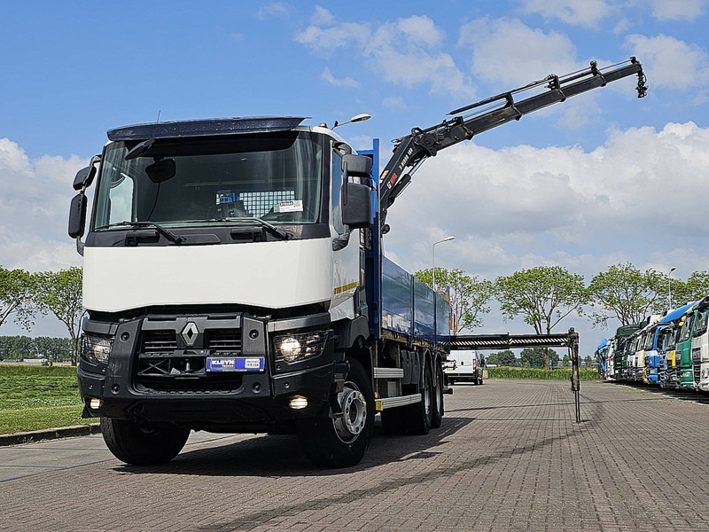 Renault K 430 HIAB 188ES4 - Бортова вантажівка/ Платформа, Вантажівка з маніпулятором: фото 1 Renault K 430 HIAB 188ES4 - Бортова вантажівка/ Платформа, Вантажівка з маніпулятором: фото 1