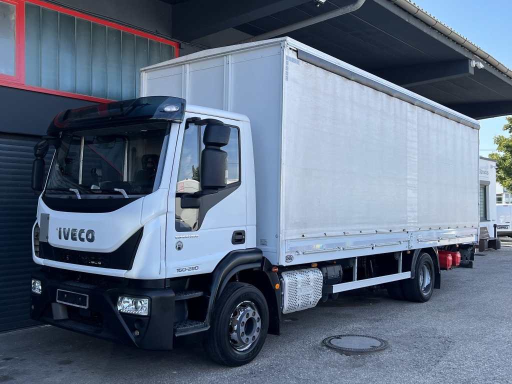 Iveco EuroCargo ML160E28 Klima 7,1m P+P LBW 199.429km - Тентована вантажівка: фото 1 Iveco EuroCargo ML160E28 Klima 7,1m P+P LBW 199.429km - Тентована вантажівка: фото 1