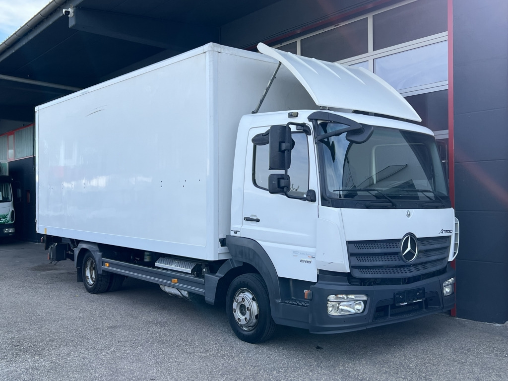 Mercedes-Benz Atego 818 Klima AHK 6,05m Koffer LBW Tempomat - Фургон з закритим кузовом: фото 1 Mercedes-Benz Atego 818 Klima AHK 6,05m Koffer LBW Tempomat - Фургон з закритим кузовом: фото 1