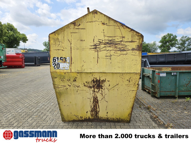 Absetzcontainer ca. 15m³ geschlossen mit Deckel - Знімний бункер-накопичувач: фото 4 Absetzcontainer ca. 15m³ geschlossen mit Deckel - Знімний бункер-накопичувач: фото 4