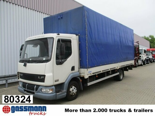 DAF DAF AE 45.150 LF 4x2, Plane Spriegel LBW - Бортова вантажівка/ Платформа: фото 1 DAF DAF AE 45.150 LF 4x2, Plane Spriegel LBW - Бортова вантажівка/ Платформа: фото 1