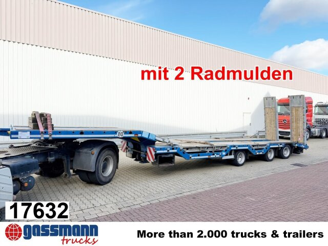 Fliegl SDS 420 T, Nachlauflenkachse, Verbr. auf 3m, - Низькорамна платформа напівпричіп: фото 1 Fliegl SDS 420 T, Nachlauflenkachse, Verbr. auf 3m, - Низькорамна платформа напівпричіп: фото 1