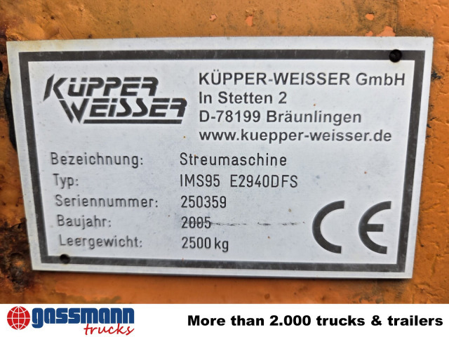 IMS95 E2940DFS Salzstreuer ca. 4m³ - Розкидач піску і cолі: фото 3 IMS95 E2940DFS Salzstreuer ca. 4m³ - Розкидач піску і cолі: фото 3