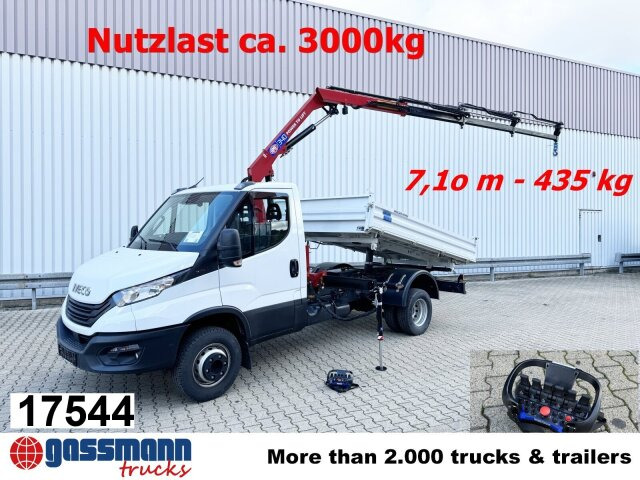 Iveco Daily 70C18H 4x2 mit Kran HMF 340-K3, Funk - Самоскид вантажівка, Вантажівка з маніпулятором: фото 1 Iveco Daily 70C18H 4x2 mit Kran HMF 340-K3, Funk - Самоскид вантажівка, Вантажівка з маніпулятором: фото 1