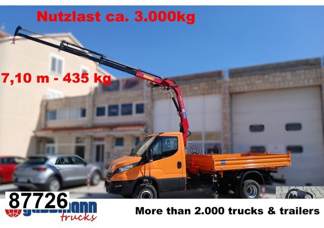 Iveco Daily 70C18H 4x2 mit Kran HMF 340-K3, Funk - Самоскид вантажівка, Вантажівка з маніпулятором: фото 1 Iveco Daily 70C18H 4x2 mit Kran HMF 340-K3, Funk - Самоскид вантажівка, Вантажівка з маніпулятором: фото 1