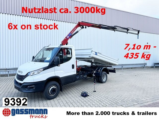 Iveco Daily 70C18H 4x2 mit Kran HMF 340-K3, Funk - Самоскид вантажівка, Вантажівка з маніпулятором: фото 1 Iveco Daily 70C18H 4x2 mit Kran HMF 340-K3, Funk - Самоскид вантажівка, Вантажівка з маніпулятором: фото 1