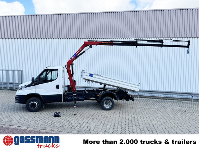Iveco Daily 70C18H 4x2 mit Kran HMF 340-K3, Funk - Самоскид вантажівка, Вантажівка з маніпулятором: фото 4 Iveco Daily 70C18H 4x2 mit Kran HMF 340-K3, Funk - Самоскид вантажівка, Вантажівка з маніпулятором: фото 4