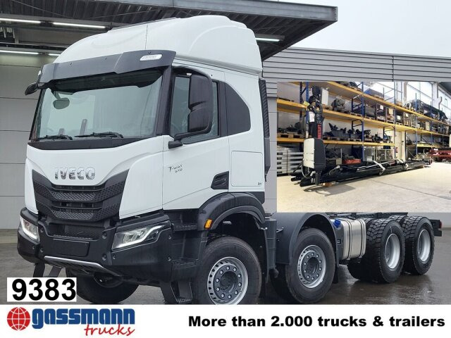 Iveco T-Way AT410T51 8x4, Retarder, 4x VORHANDEN! - Гаковий мультиліфт вантажівка: фото 1 Iveco T-Way AT410T51 8x4, Retarder, 4x VORHANDEN! - Гаковий мультиліфт вантажівка: фото 1