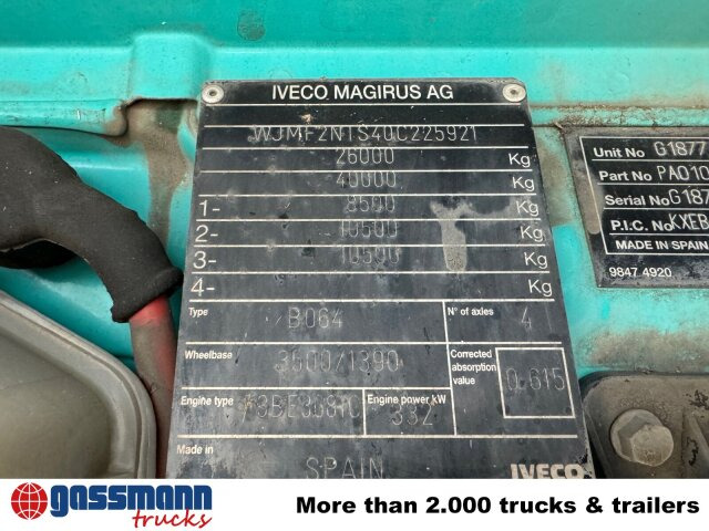 Iveco Trakker AD260T45W 6x6 - Вантажівка шасі: фото 5 Iveco Trakker AD260T45W 6x6 - Вантажівка шасі: фото 5