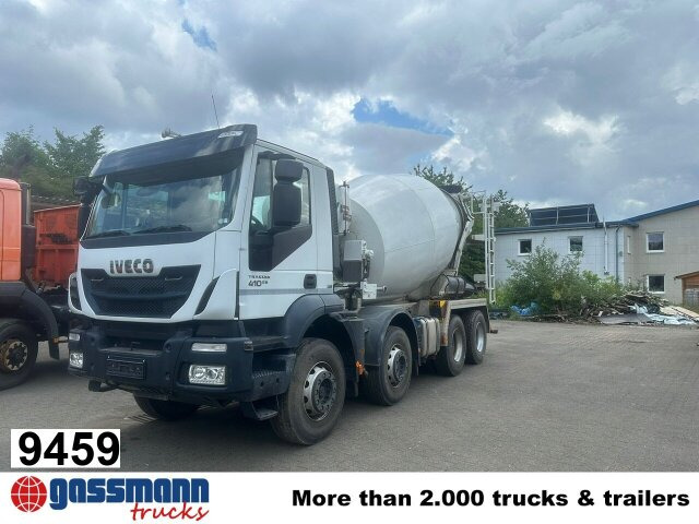 Iveco Trakker AD340T41B 8x4, Betonmischer Stetter ca. - Автобетонозмішувач: фото 1 Iveco Trakker AD340T41B 8x4, Betonmischer Stetter ca. - Автобетонозмішувач: фото 1