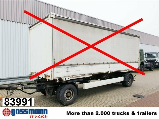 Krone AZW 18 - Контейнеровоз/ Змінний кузов причіп: фото 1 Krone AZW 18 - Контейнеровоз/ Змінний кузов причіп: фото 1