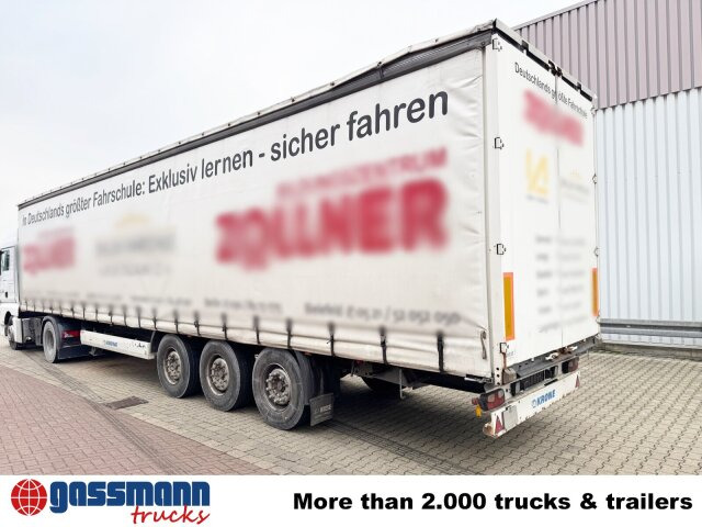 Бортовий напівпричіп/ Платформа Krone SDP 27 , Edscha-Verdeck, Ex-Fahrschule: фото 6 Бортовий напівпричіп/ Платформа Krone SDP 27 , Edscha-Verdeck, Ex-Fahrschule: фото 6