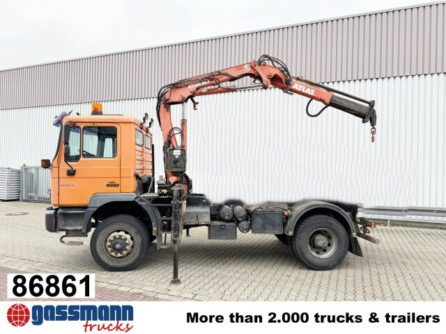 MAN 18.255 MAK 4x4 BB, Kran Atlas AK 85.1 A1 - Самоскид вантажівка, Вантажівка з маніпулятором: фото 1 MAN 18.255 MAK 4x4 BB, Kran Atlas AK 85.1 A1 - Самоскид вантажівка, Вантажівка з маніпулятором: фото 1