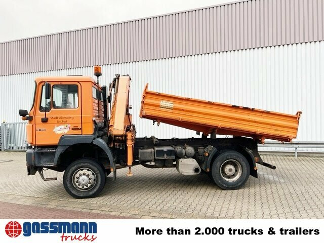 MAN 19.293 4x4 BL mit Kran Meiller MK77RS2 - Самоскид вантажівка, Вантажівка з маніпулятором: фото 2 MAN 19.293 4x4 BL mit Kran Meiller MK77RS2 - Самоскид вантажівка, Вантажівка з маніпулятором: фото 2