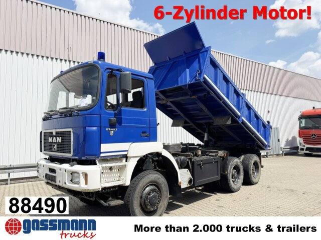 MAN 27.403 6x6 BB, EX-THW - Самоскид вантажівка: фото 1 MAN 27.403 6x6 BB, EX-THW - Самоскид вантажівка: фото 1