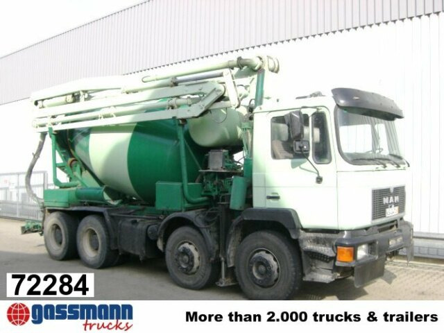 MAN 33.292 8x4 Mischer Stetter 7m³ mit Pumpe - Автобетононасос-змішувач: фото 1 MAN 33.292 8x4 Mischer Stetter 7m³ mit Pumpe - Автобетононасос-змішувач: фото 1
