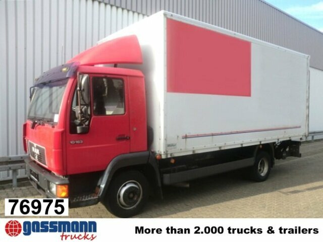 MAN L35 10.163 4x2 - Вантажівка з закритим кузовом: фото 1 MAN L35 10.163 4x2 - Вантажівка з закритим кузовом: фото 1