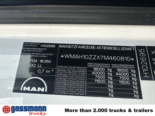 MAN TGA 18.350 4x2 LL, Fahrschulausstattung - Вантажівка з закритим кузовом: фото 2 MAN TGA 18.350 4x2 LL, Fahrschulausstattung - Вантажівка з закритим кузовом: фото 2