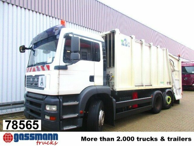 MAN TGA 26.310 BL 6x2, Haller M21-x2c, 21m³ - Сміттєвози: фото 1 MAN TGA 26.310 BL 6x2, Haller M21-x2c, 21m³ - Сміттєвози: фото 1