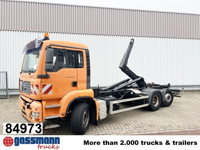MAN TGA 26.350/400 6x2-2 BL, Lenk-/Liftachse - Гаковий мультиліфт вантажівка, Вантажівка з маніпулятором: фото 1 MAN TGA 26.350/400 6x2-2 BL, Lenk-/Liftachse - Гаковий мультиліфт вантажівка, Вантажівка з маніпулятором: фото 1