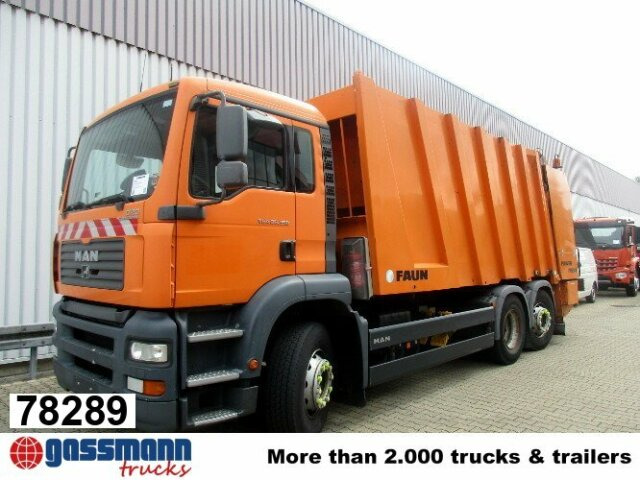 MAN TGA 26.350/400 6x2-2BL FAUN POWER PRESS 524, - Сміттєвози: фото 1 MAN TGA 26.350/400 6x2-2BL FAUN POWER PRESS 524, - Сміттєвози: фото 1