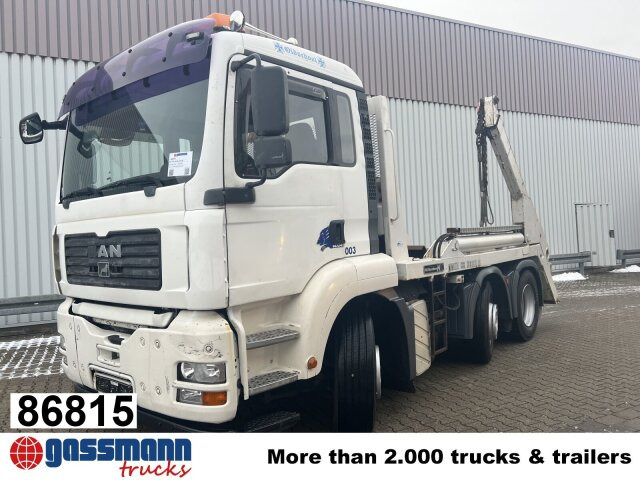 MAN TGA 26.360 6X2/4 BL, Vorlauf Lenk-Liftachse - Скіповий навантажувач вантажівка: фото 1 MAN TGA 26.360 6X2/4 BL, Vorlauf Lenk-Liftachse - Скіповий навантажувач вантажівка: фото 1