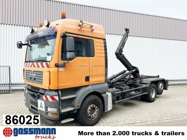 MAN TGA 26.440 6X2-2 BL, Liftachse - Гаковий мультиліфт вантажівка: фото 1 MAN TGA 26.440 6X2-2 BL, Liftachse - Гаковий мультиліфт вантажівка: фото 1