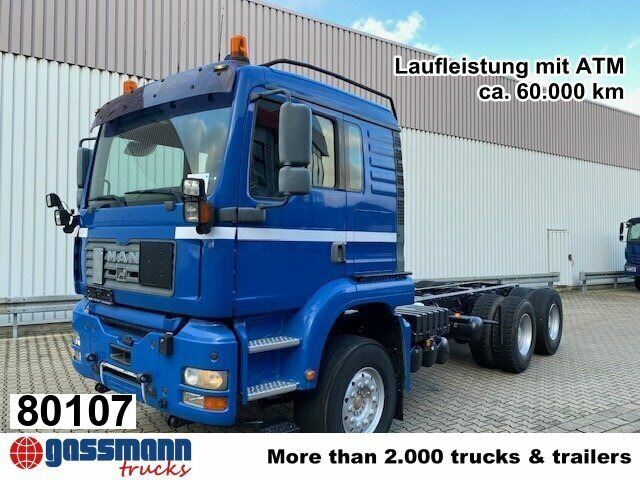 MAN TGA 26.480 6x4 FDLK, Winterdienstausstattung - Вантажівка шасі: фото 1 MAN TGA 26.480 6x4 FDLK, Winterdienstausstattung - Вантажівка шасі: фото 1