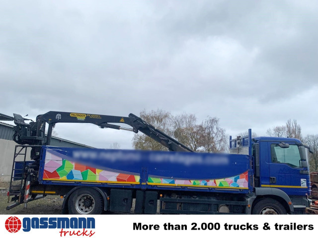 MAN TGM 18.290 4x2 BL, Heckkran Palfinger PK12001L, - Бортова вантажівка/ Платформа, Вантажівка з маніпулятором: фото 3 MAN TGM 18.290 4x2 BL, Heckkran Palfinger PK12001L, - Бортова вантажівка/ Платформа, Вантажівка з маніпулятором: фото 3