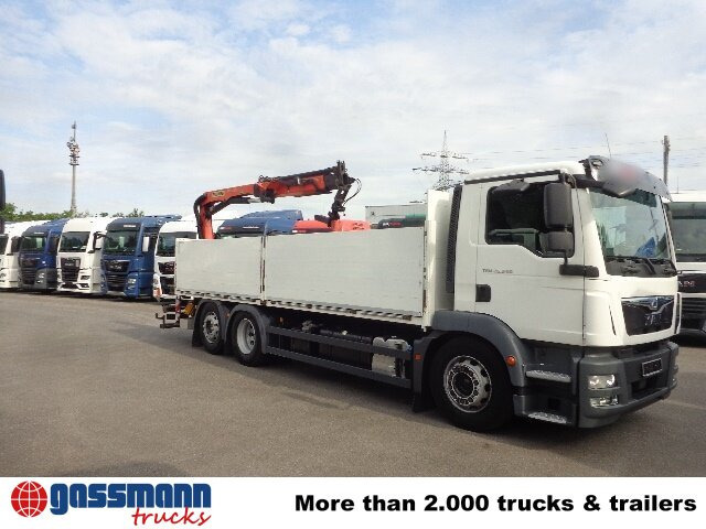 MAN TGM 26.340 6x2-4 LL,Lenk-Liftachse, Heckkran, - Бортова вантажівка/ Платформа, Вантажівка з маніпулятором: фото 4 MAN TGM 26.340 6x2-4 LL,Lenk-Liftachse, Heckkran, - Бортова вантажівка/ Платформа, Вантажівка з маніпулятором: фото 4