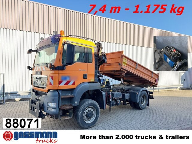 MAN TGS 18.320 4x4 BL, Wechselsystem, - Самоскид вантажівка, Вантажівка з маніпулятором: фото 1 MAN TGS 18.320 4x4 BL, Wechselsystem, - Самоскид вантажівка, Вантажівка з маніпулятором: фото 1