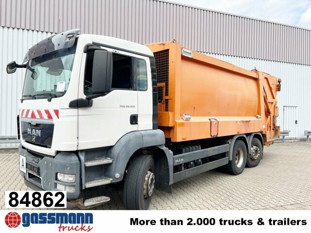 MAN TGS 26.320/400 6x2-4 BL, Lift-/Lenkachse, Heil - Сміттєвози: фото 1 MAN TGS 26.320/400 6x2-4 BL, Lift-/Lenkachse, Heil - Сміттєвози: фото 1