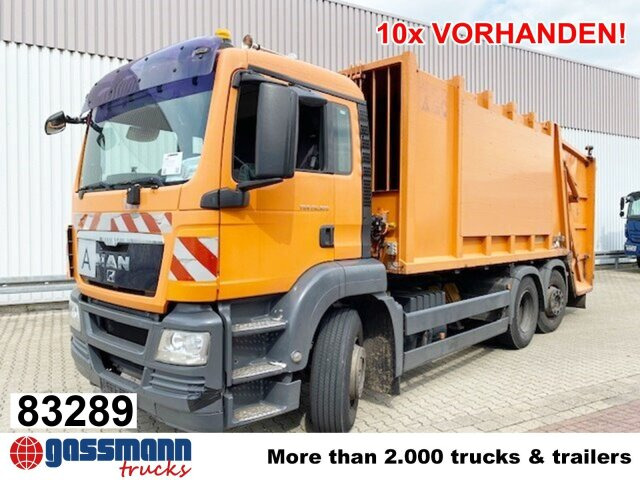 MAN TGS 26.320 6x2-4 BL, Lenkachse, Haller X2, - Сміттєвози: фото 1 MAN TGS 26.320 6x2-4 BL, Lenkachse, Haller X2, - Сміттєвози: фото 1