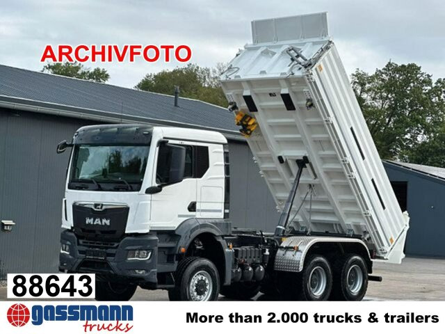 MAN TGS 26.470 6x6 BB, Hohe Bauart, Navi, - Самоскид вантажівка: фото 1 MAN TGS 26.470 6x6 BB, Hohe Bauart, Navi, - Самоскид вантажівка: фото 1