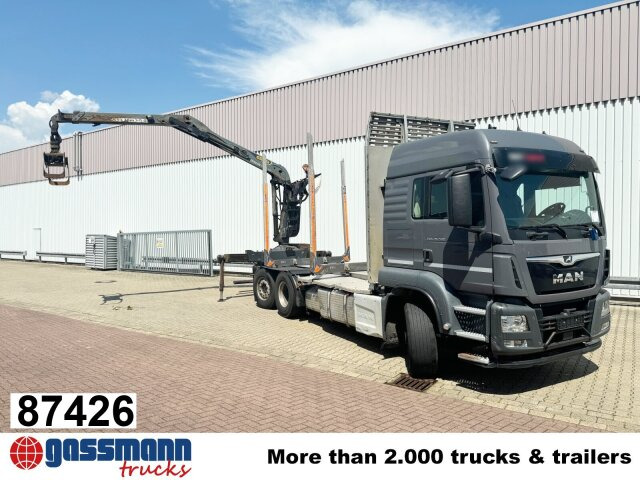 MAN TGS 26.500 6X4H-4 BL, PriTarder, HydroDrive, - Лісовоз, Вантажівка з маніпулятором: фото 1 MAN TGS 26.500 6X4H-4 BL, PriTarder, HydroDrive, - Лісовоз, Вантажівка з маніпулятором: фото 1