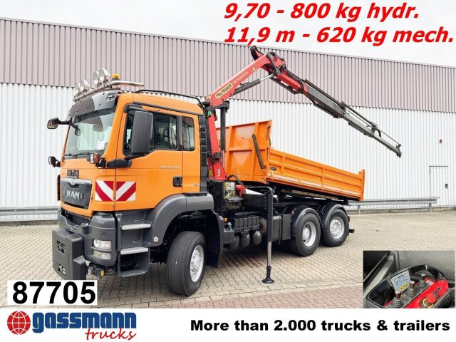 MAN TGS 28.400 6X4-4 BL, Lenk-/Lift, - Самоскид вантажівка, Вантажівка з маніпулятором: фото 1 MAN TGS 28.400 6X4-4 BL, Lenk-/Lift, - Самоскид вантажівка, Вантажівка з маніпулятором: фото 1